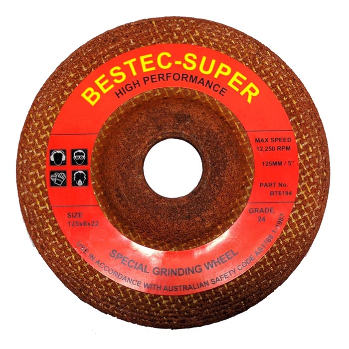 Bestec BT6184 Super Ceramic Grinding Disc 125mm - GasRep