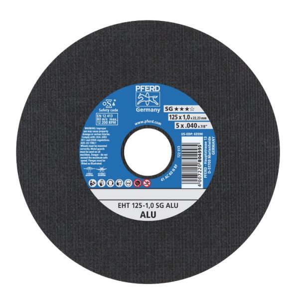 PFERD 61341115 Aluminum Cutting Disc 125mm x 1.0mm