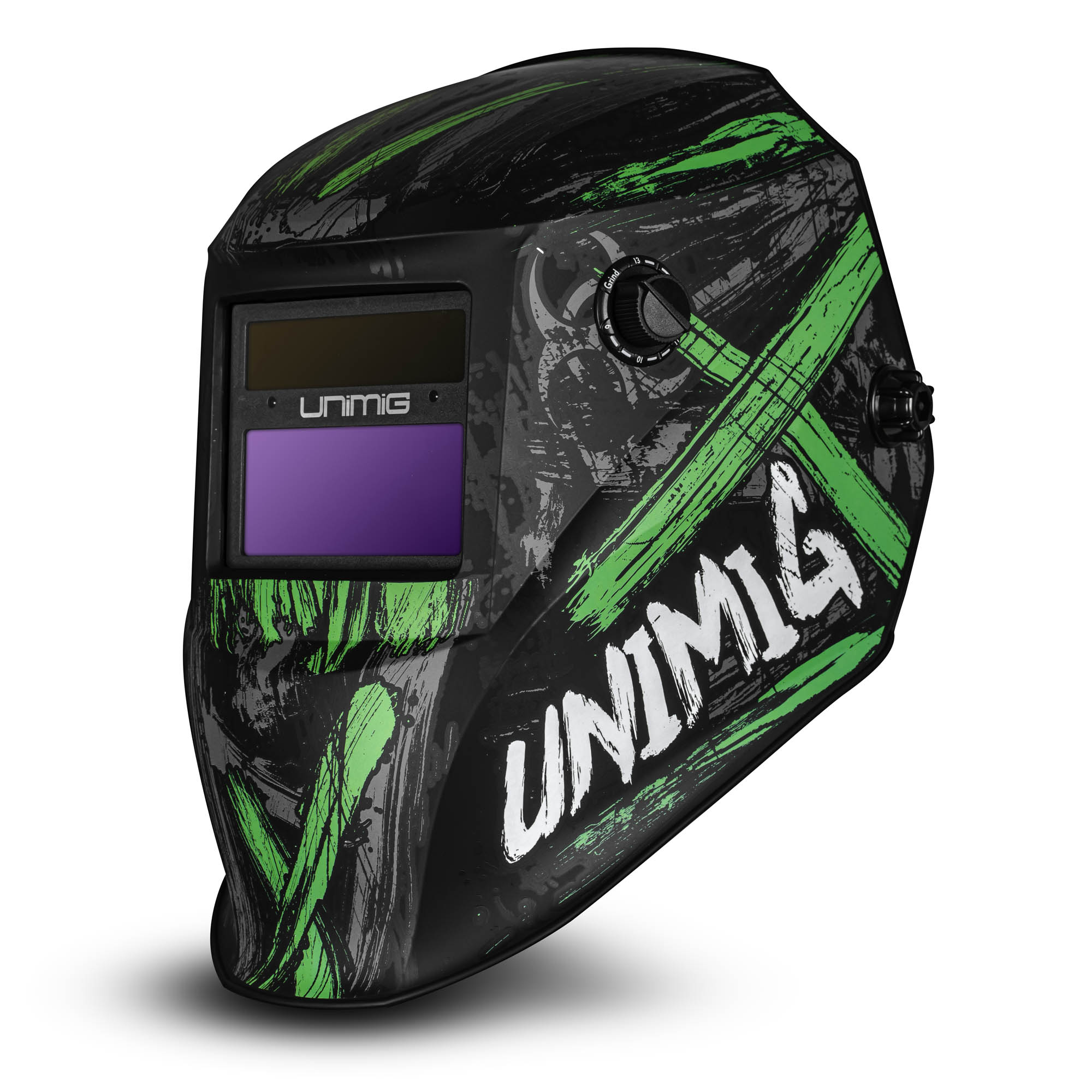 Unimig UMTWH Welding Helmet TOXIC - GasRep.com.au