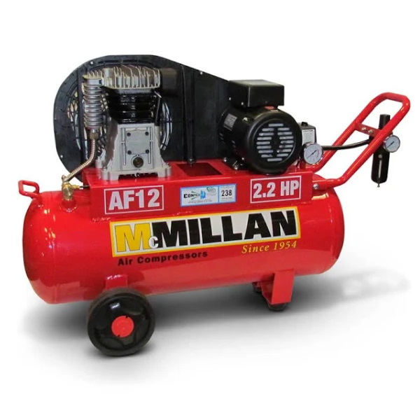 McMillan Air Compressor AF12 2.2HP 60L ABAC Pump - GasRep