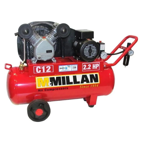 McMillan Air Compressor C12 2.2HP 60L Cast Iron Pump