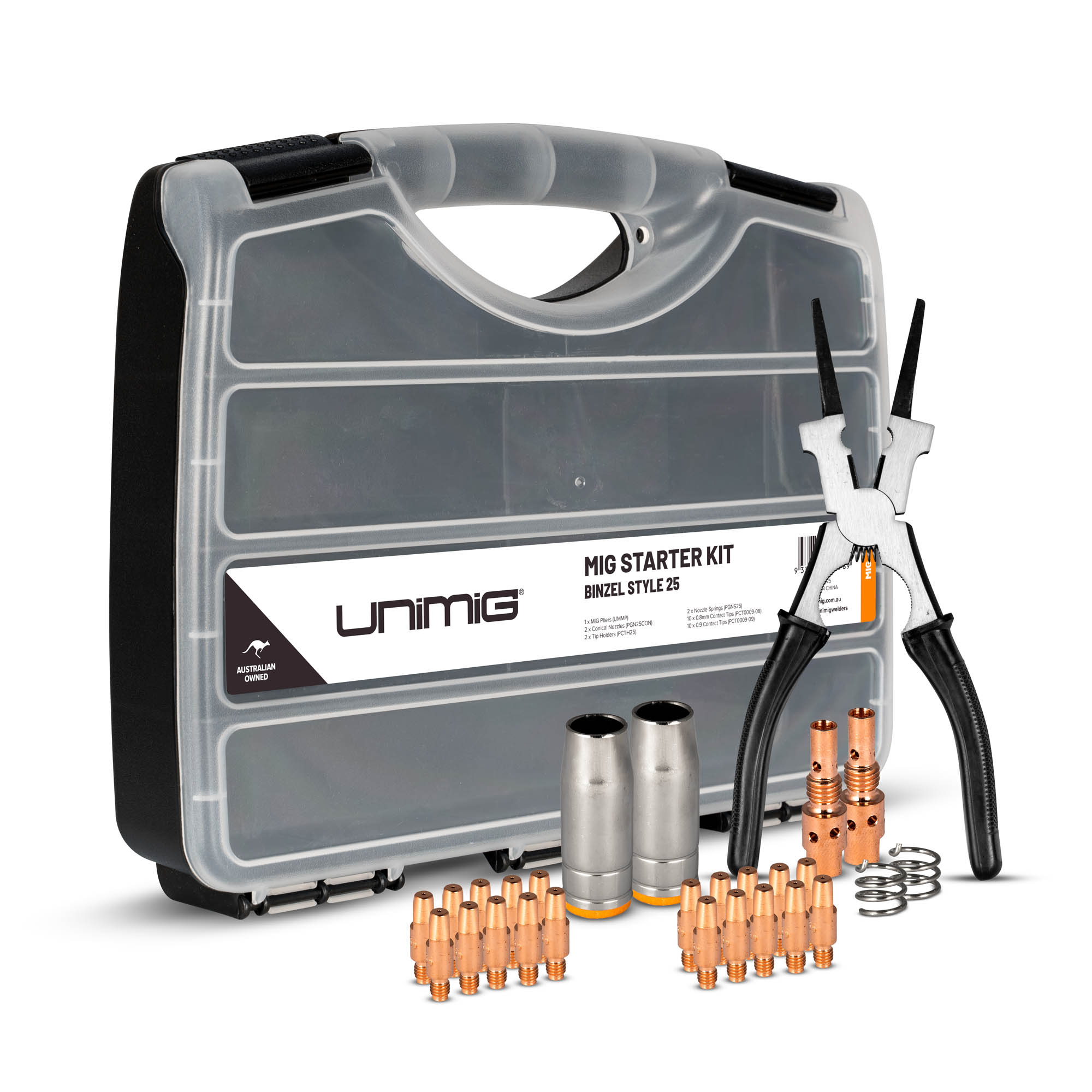 UNIMIG MIG Consumable Kit Binzel Style MB25 (25AK) - UMSK25