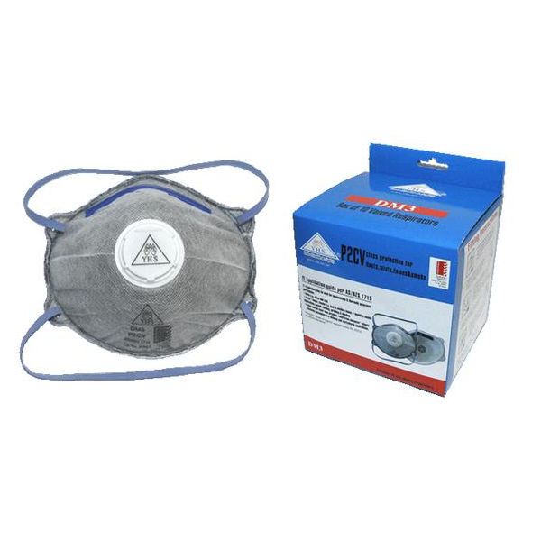 YHS Respirator Mask DM30 - P2CV (Pack of 10) - YHSDM30